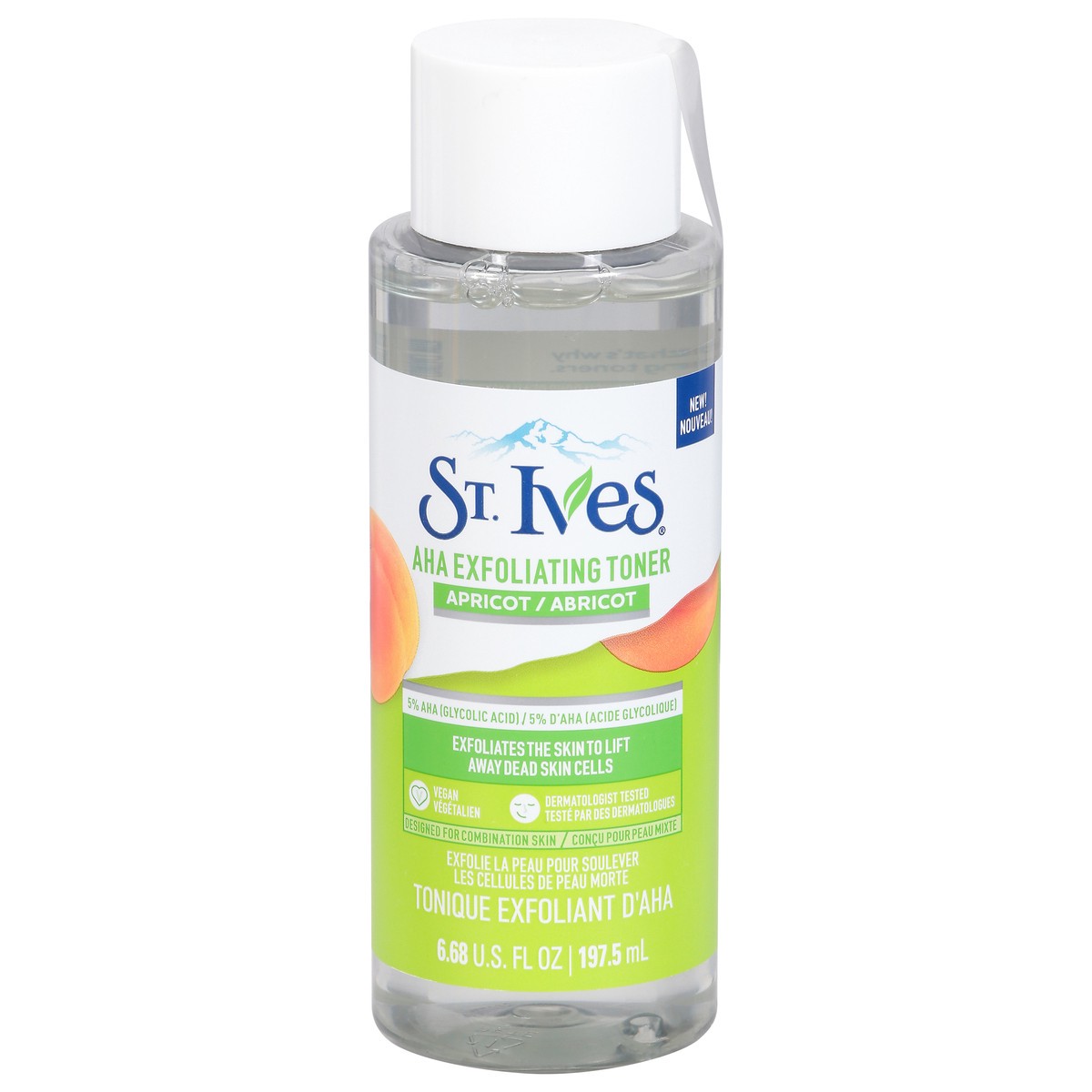 slide 5 of 12, St. Ives AHA Exfoliating Apricot Toner 6.68 fl oz, 6.68 fl oz