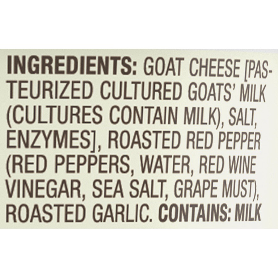 slide 8 of 8, Vermont Creamery Roasted Red Pepper Goat Cheese, 4 oz