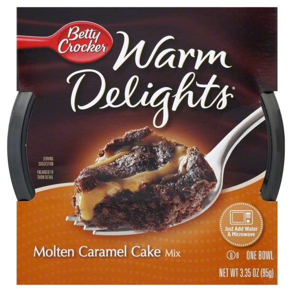slide 1 of 1, Betty Crocker Warm Delight Caramel Cake, 3 oz