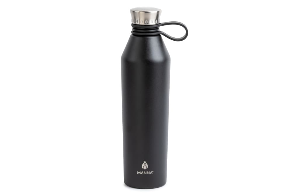 slide 1 of 1, Manna Organics Drinkware - Haute Black, 26 oz