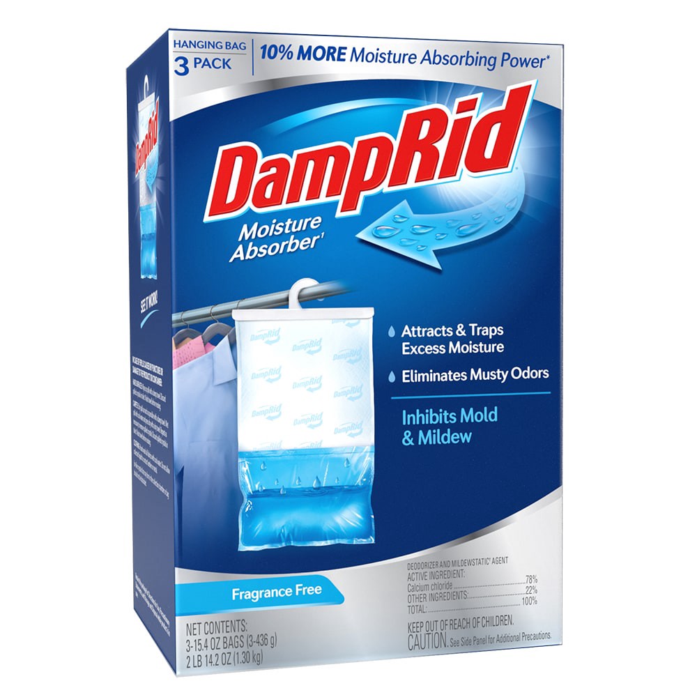 DampRid Damp Rid Hanging Bags Fragrance Free 15.4 oz Shipt
