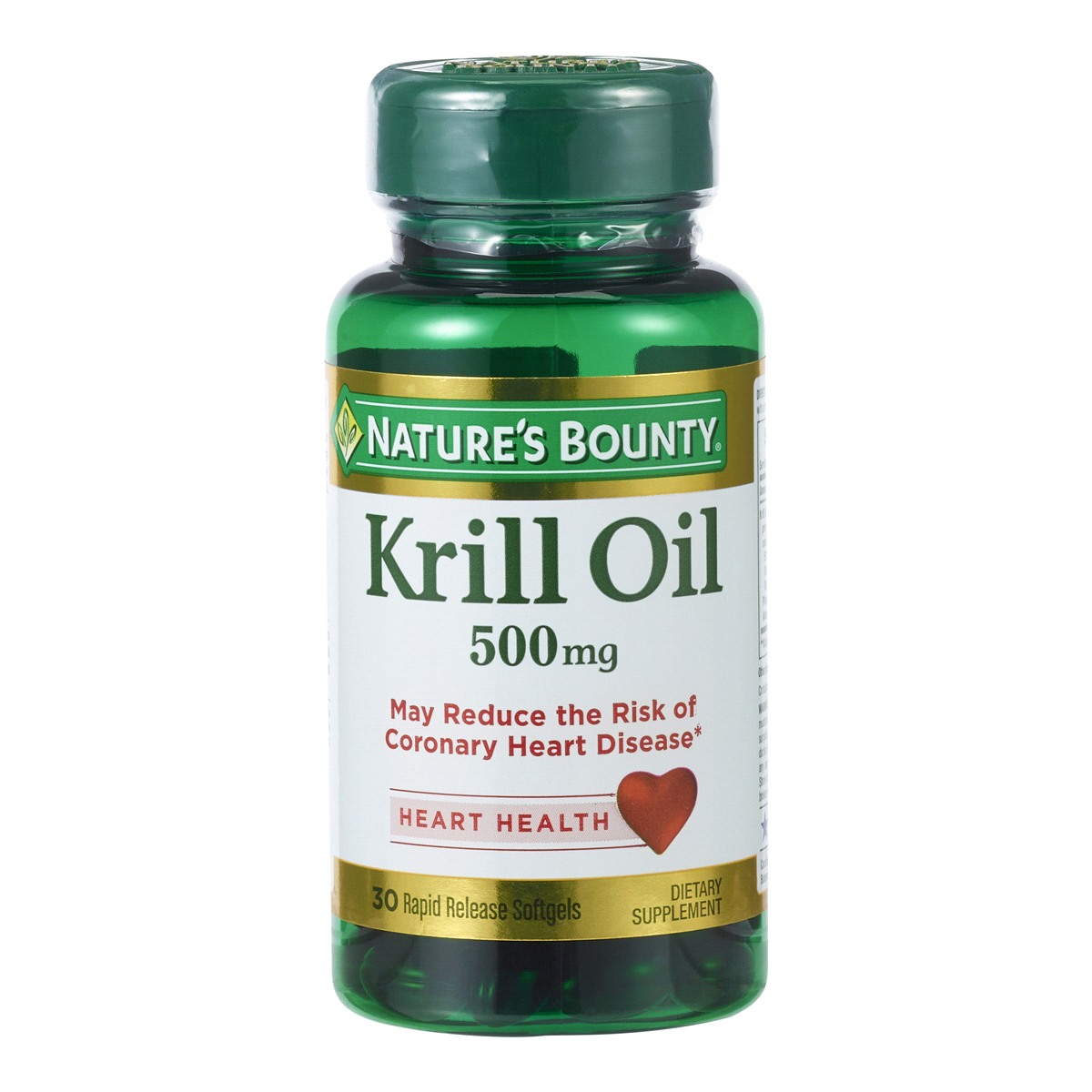 slide 1 of 9, Nature's Bounty Krill Oil 500 mg Softgel, 30 ct; 500 mg