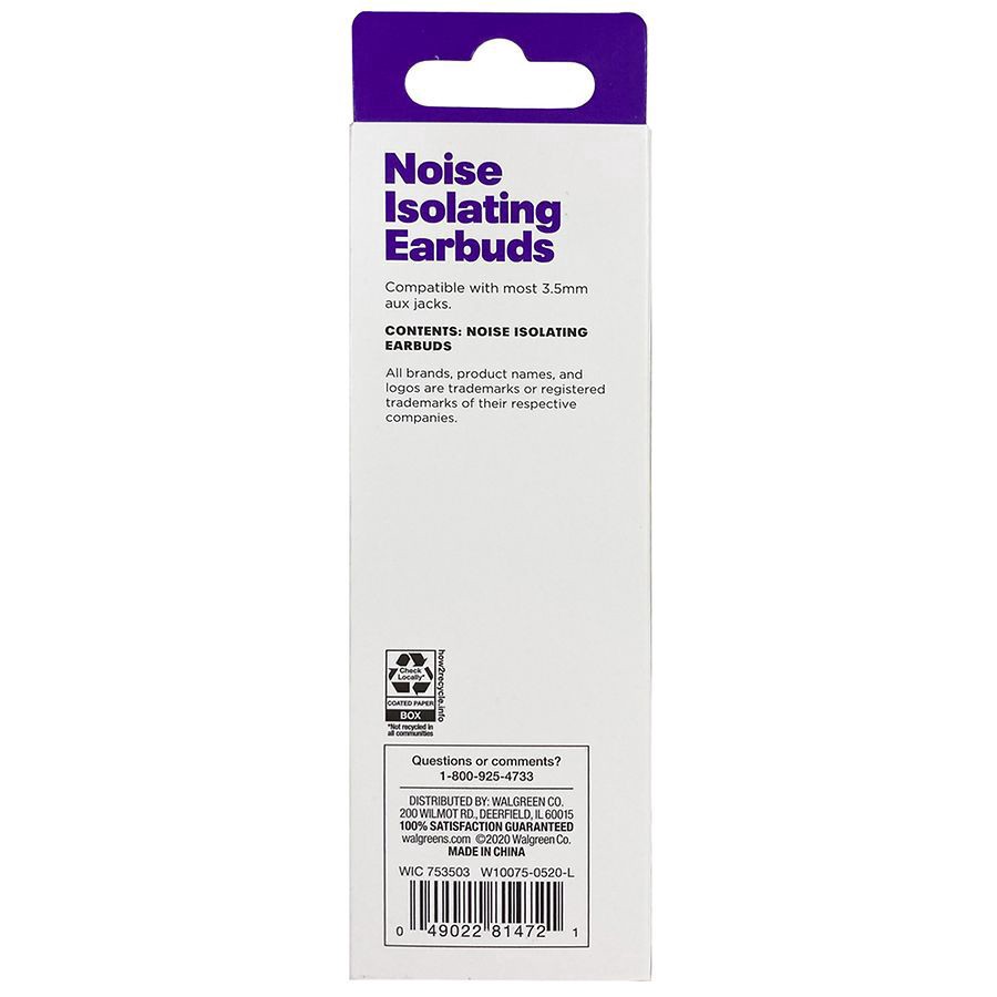 slide 3 of 3, Infinitive Noise Isolating Earbuds, 1 ct