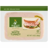 slide 1 of 1, Heritage Farms Roasted White Turkey, 10 oz