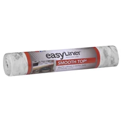 Duck Smooth Top EasyLiner Brand Shelf Liner - Gray Marble, 12 in. x