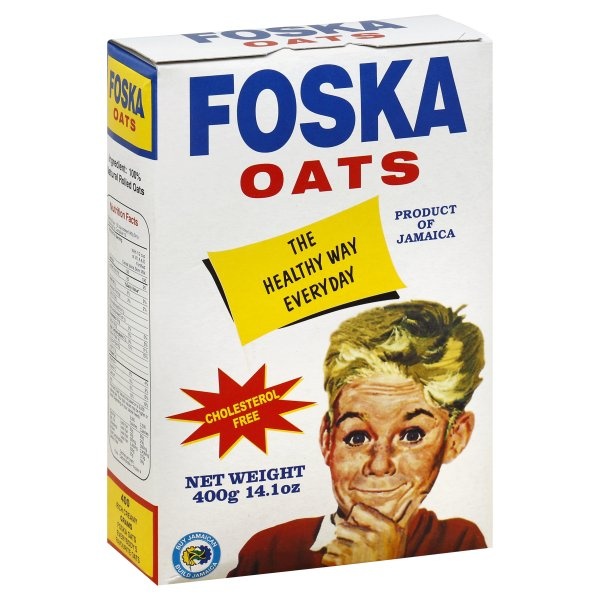 slide 1 of 1, Foska Jamaican Oats, 16.2 oz