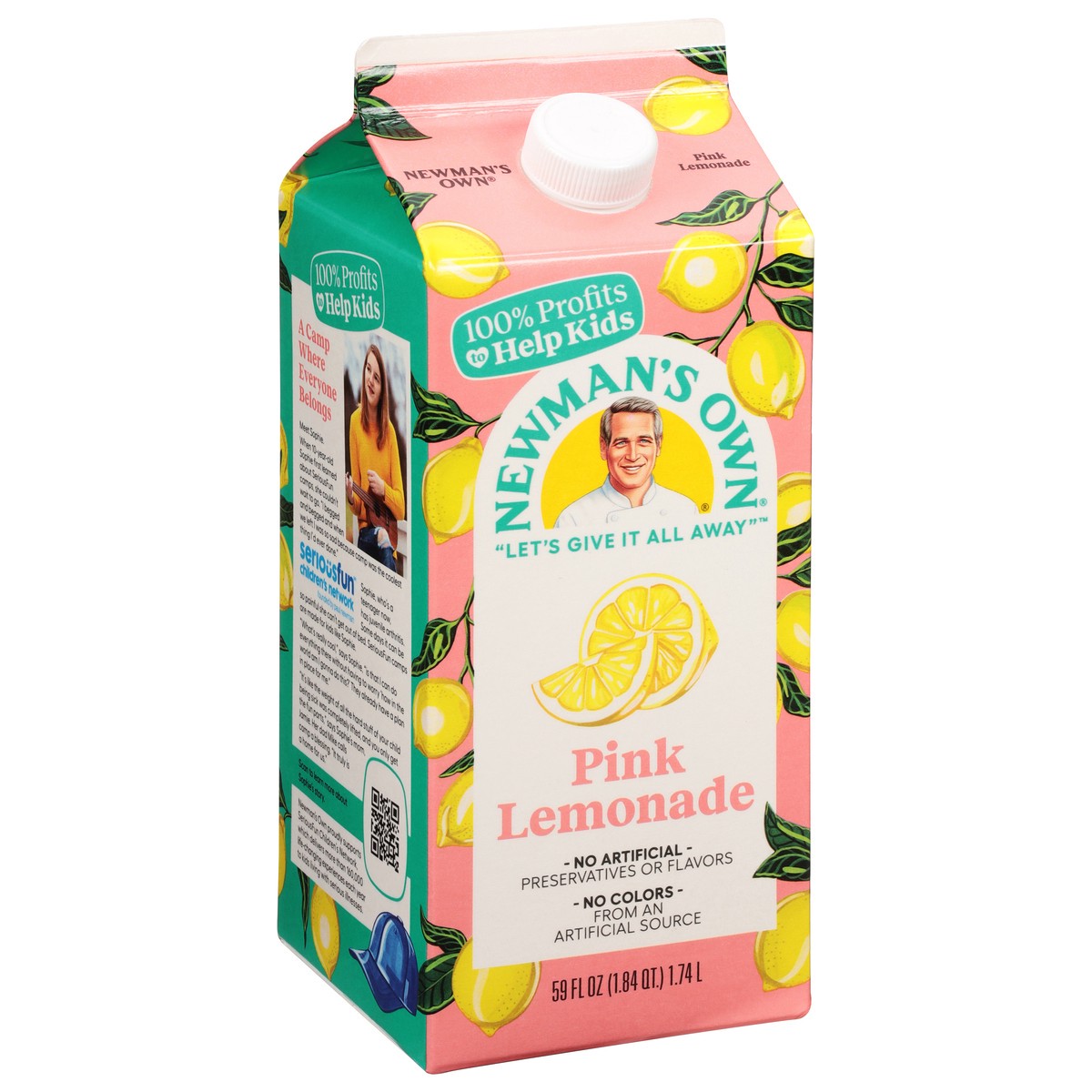 slide 2 of 9, Newman's Own Pink Pink Lemonade 59 fl oz, 