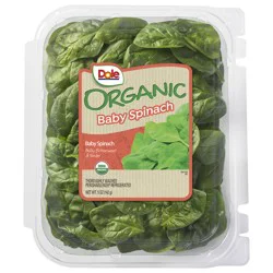Dole Organic Baby Spinach Clamshell 5 oz