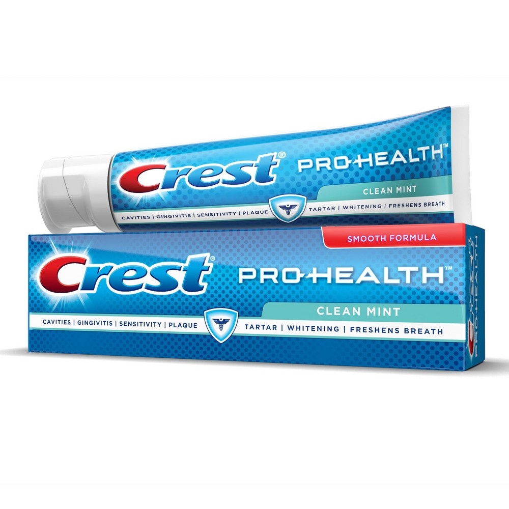 slide 5 of 9, Crest Pro-Health Toothpaste Fluoride Anticavity Smooth Formula Clean Mint, 4.6 oz