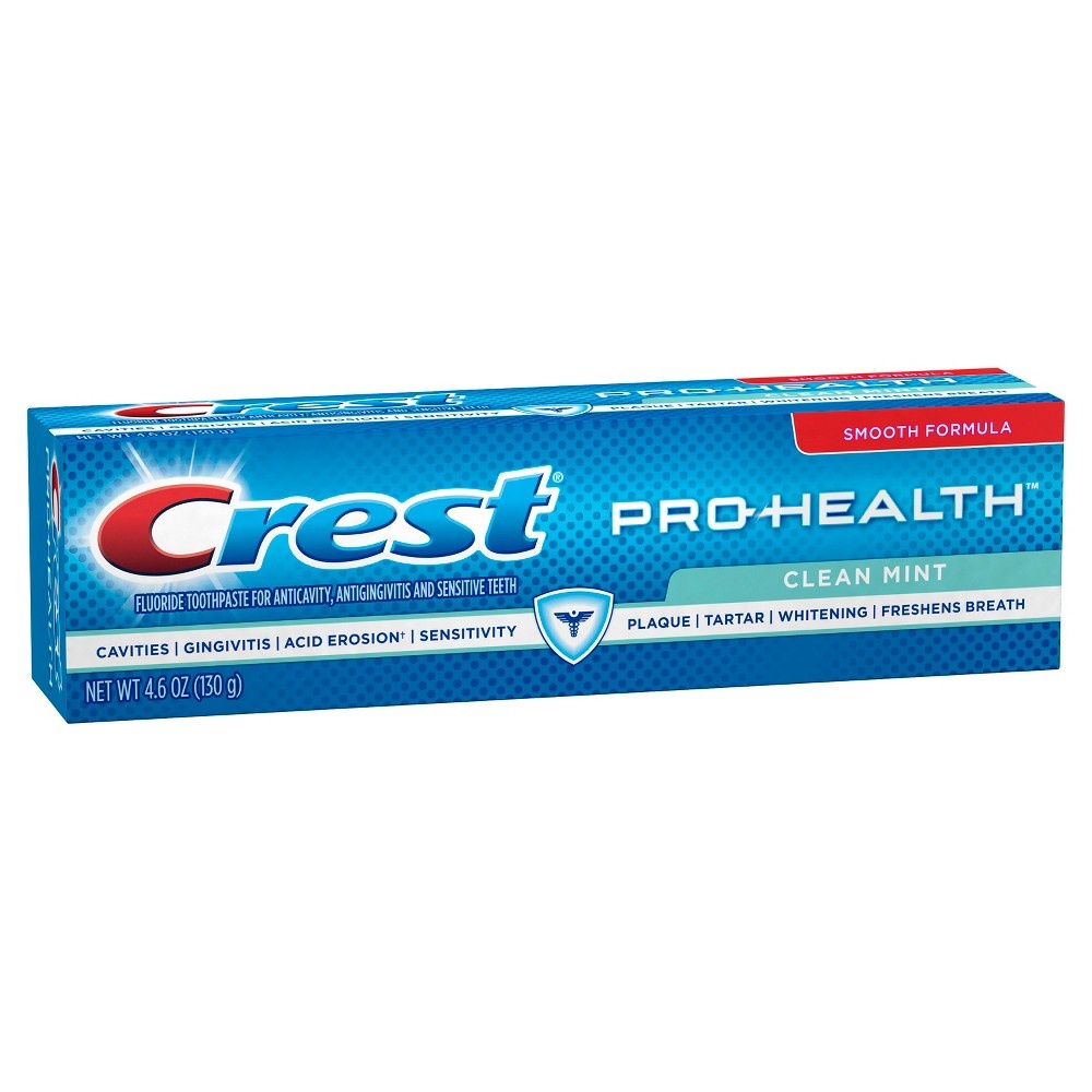 slide 7 of 9, Crest Pro-Health Toothpaste Fluoride Anticavity Smooth Formula Clean Mint, 4.6 oz