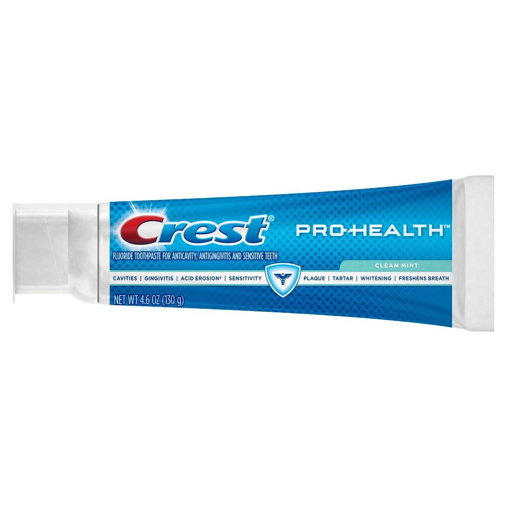 slide 9 of 9, Crest Pro-Health Toothpaste Fluoride Anticavity Smooth Formula Clean Mint, 4.6 oz