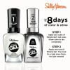 slide 5 of 21, Sally Hansen Miracle Gel Nail Color + Shiny Top Coat Duo Get Mod, 1 oz