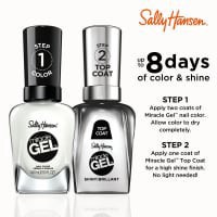 slide 17 of 21, Sally Hansen Miracle Gel Nail Color + Shiny Top Coat Duo Get Mod, 1 oz