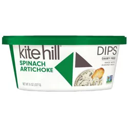 Kite Hill Dairy Free Spinach Artichoke Dip 8 oz