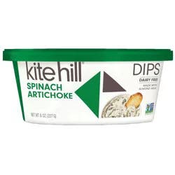 Kite Hill Dairy Free Spinach Artichoke Dip 8 oz