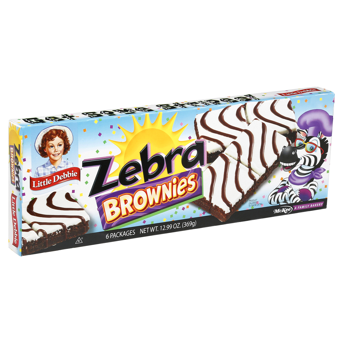 slide 3 of 8, Little Debbie Zebra Brownies, 12.99 oz