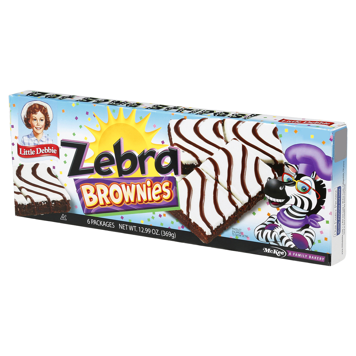 slide 7 of 8, Little Debbie Zebra Brownies, 12.99 oz