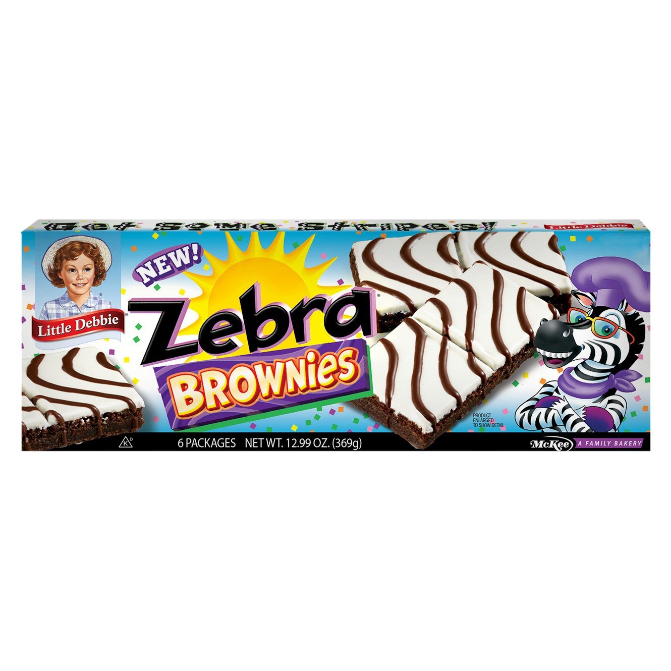 slide 1 of 8, Little Debbie Zebra Brownies, 12.99 oz