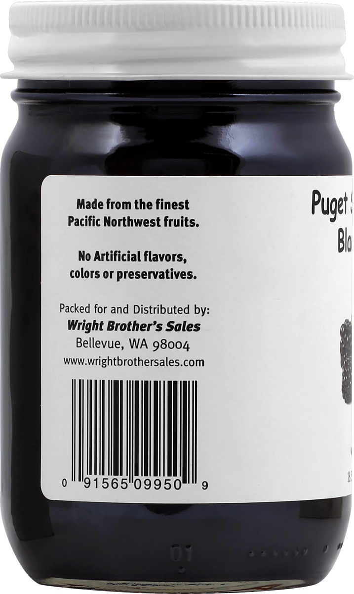 slide 7 of 7, Puget Sound Jams Puget Sound Blackberry Jam, 16.5 oz