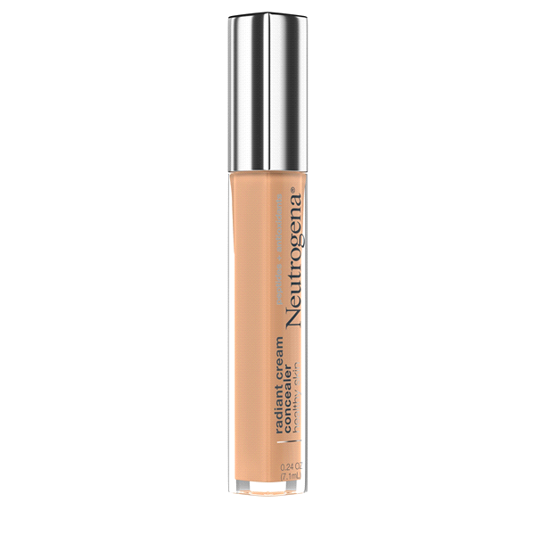 slide 10 of 17, Neutrogena Healthy Skin Radiant Cream Concealer with Peptides + Antioxidants - Almond Medium, 0.24 oz