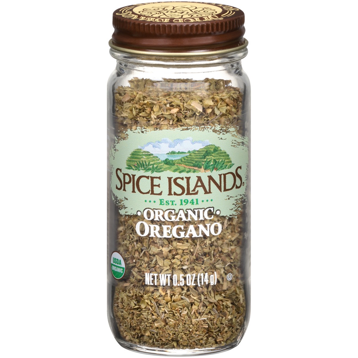 slide 1 of 7, Spice Islands Organic Oregano 0.5 oz. Jar, 0.5 oz