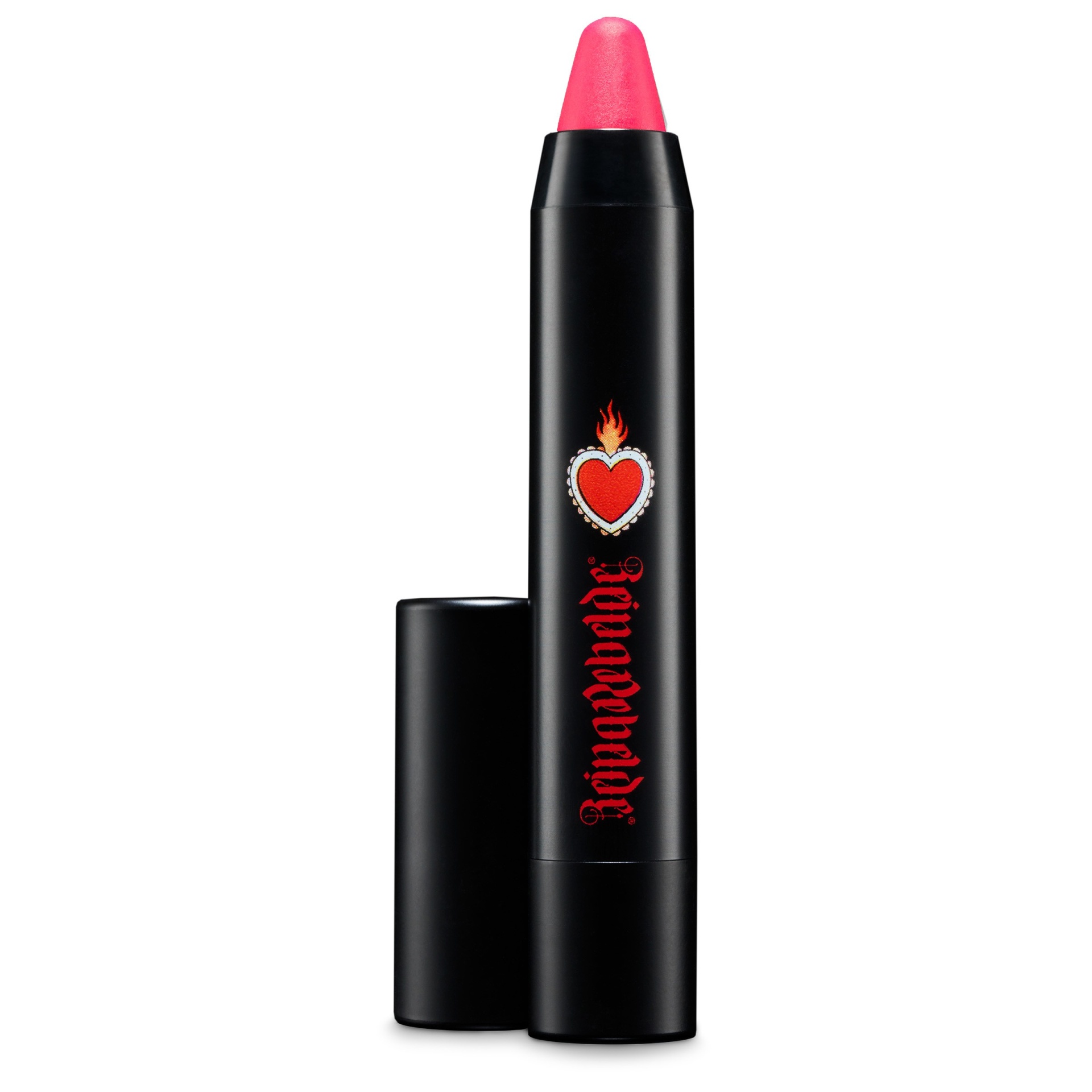 slide 1 of 5, Reina Rebelde Bold Lip Color Stick Rosa Salvaje, 0.01 oz