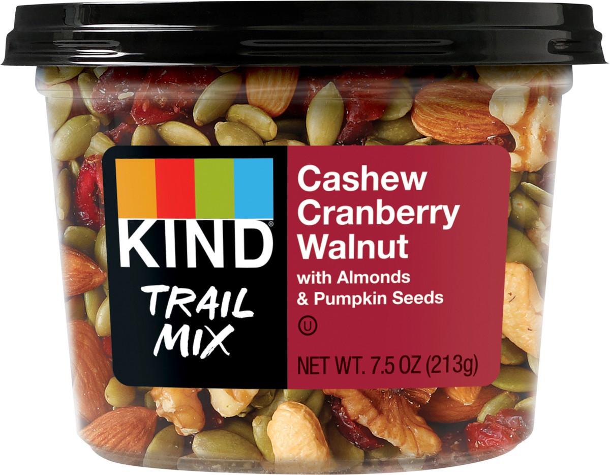 slide 3 of 4, Kind Cashew Cranberry Walnut W/Almonds & Pumpkin Seeds, 7.5 oz