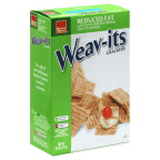 slide 1 of 1, Harris Teeter Crackers - Weav-its - Reduced Fat, 8 oz