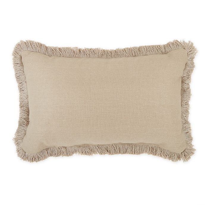 slide 1 of 1, Wamsutta Dawson Oblong Throw Pillow - Cream, 1 ct