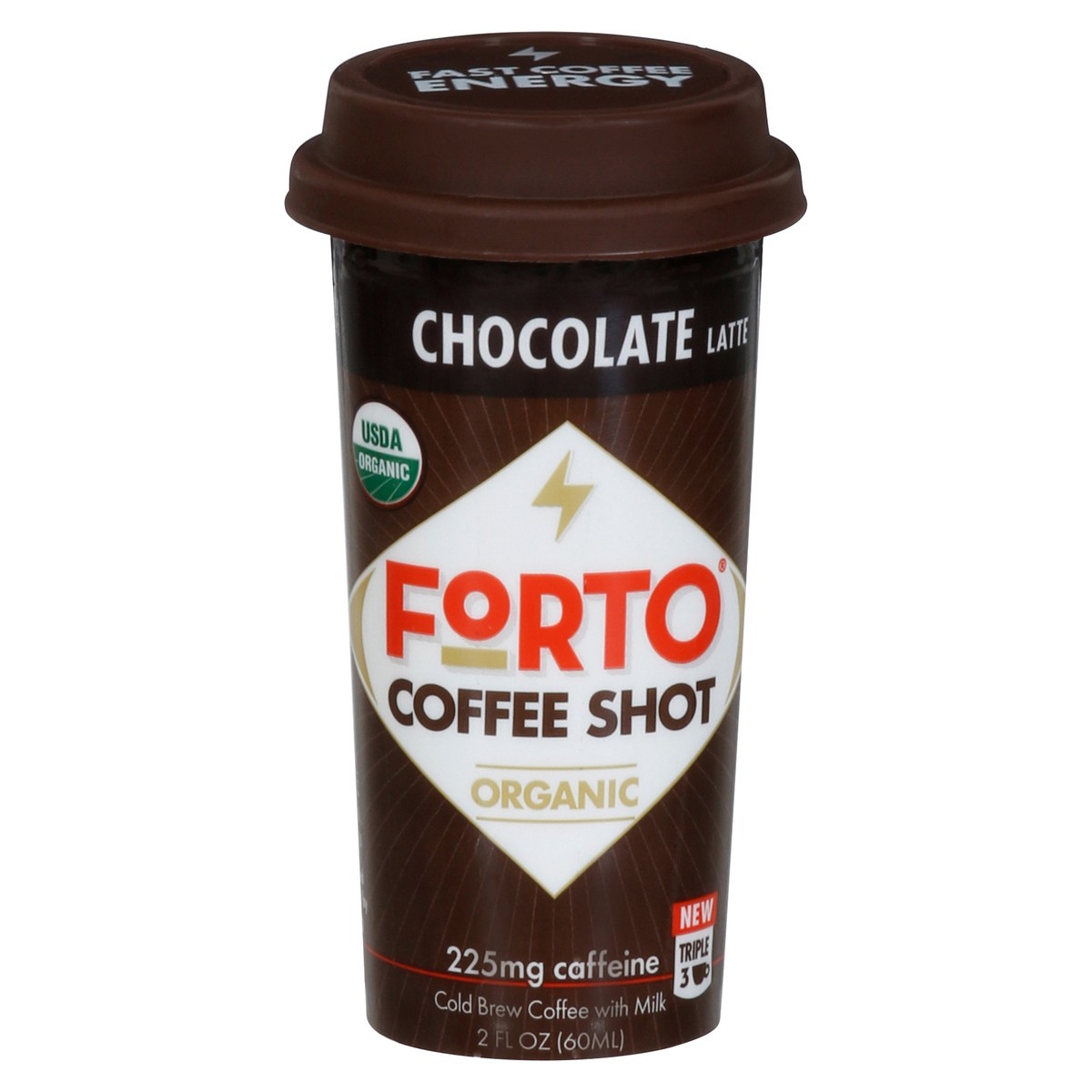 slide 1 of 9, Forto Energy Shot Mocha, 2 fl oz