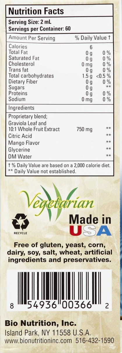 slide 3 of 5, Bio Nutrition Graviola, 4 oz