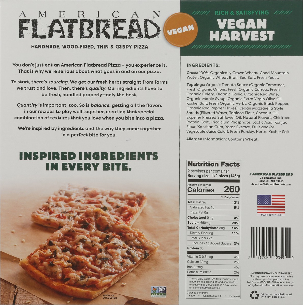 slide 2 of 11, American Flatbread Vegan Harvest, 10.2 oz