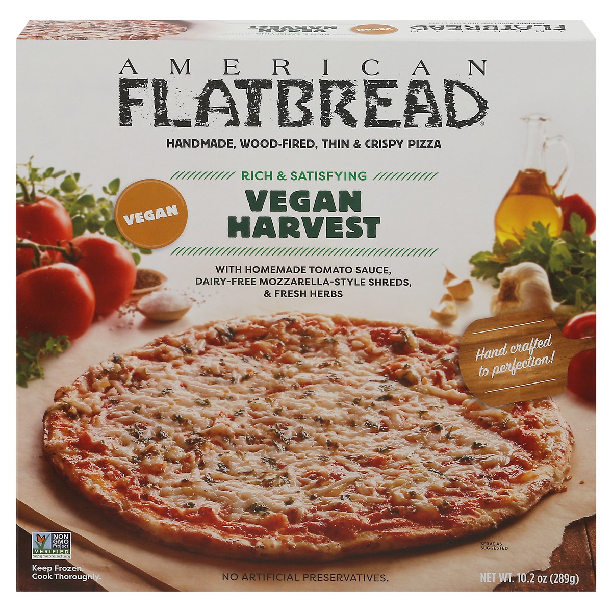 slide 10 of 11, American Flatbread Vegan Harvest, 10.2 oz