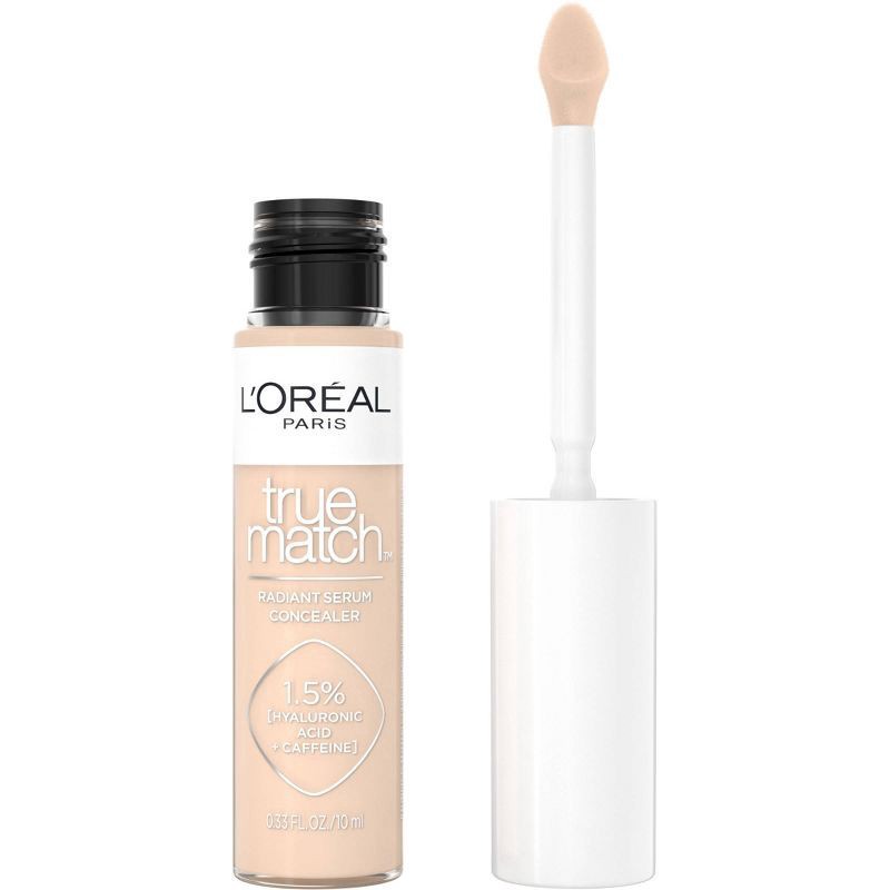 slide 1 of 10, L'Oréal True Match W3 Light Medium Radiant Serum Concealer 0.33 fl oz, 0.33 fl oz