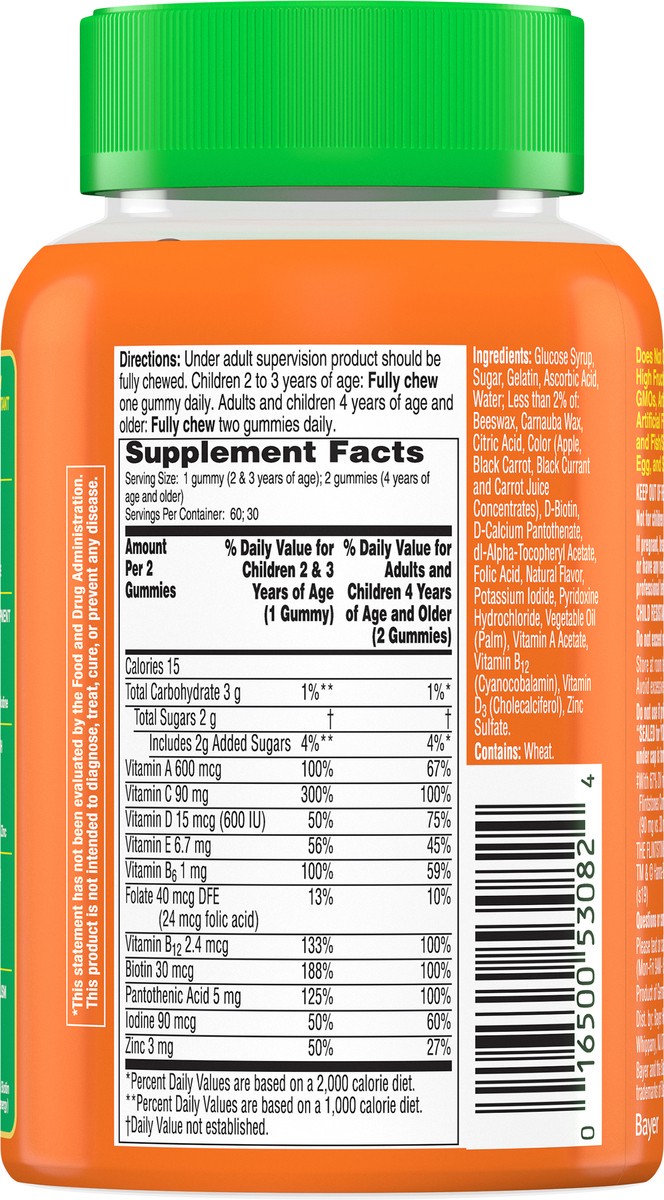 slide 5 of 7, Flintstones Gummies Immunity Support Children's Multivitamin Supplement, 60 ct