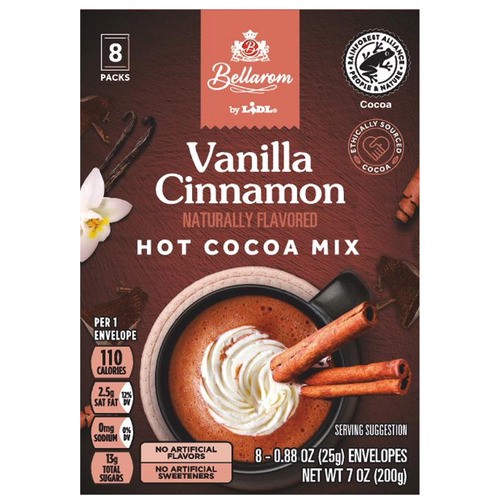 slide 1 of 1, Bellarom flavored hot cocoa mix, vanilla cinnamon, 7.05 oz