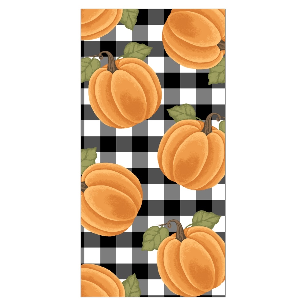 slide 1 of 1, RITZ Print Dual Kitchen Towel Pumpkin Check, 1 ct