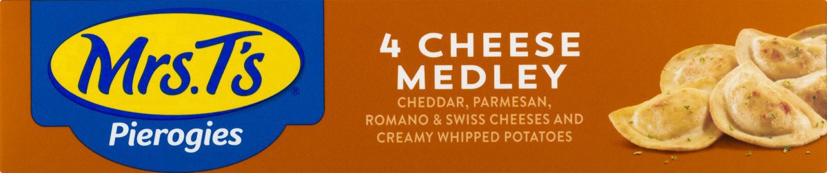 slide 4 of 16, Mrs. T's Pierogies Four Cheese Medley, 16 oz