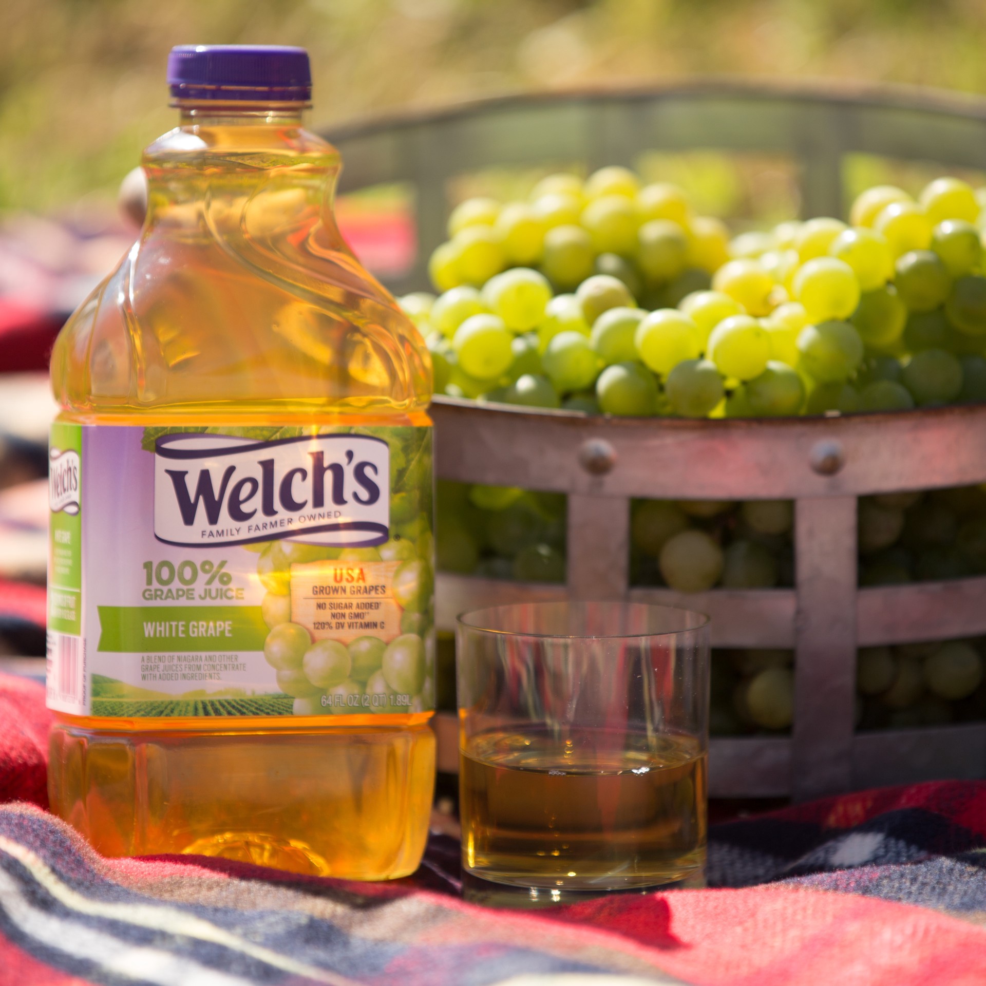 slide 3 of 5, Welch's 100% Grape Juice, White Grape, Fl Oz Bottle - 46 fl oz, 46 fl oz