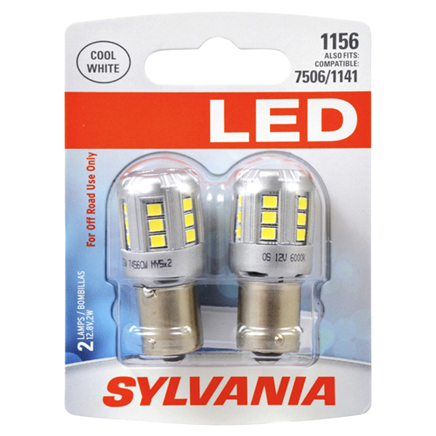 slide 1 of 4, Sylvania 1156 Syl Led, 2 ct