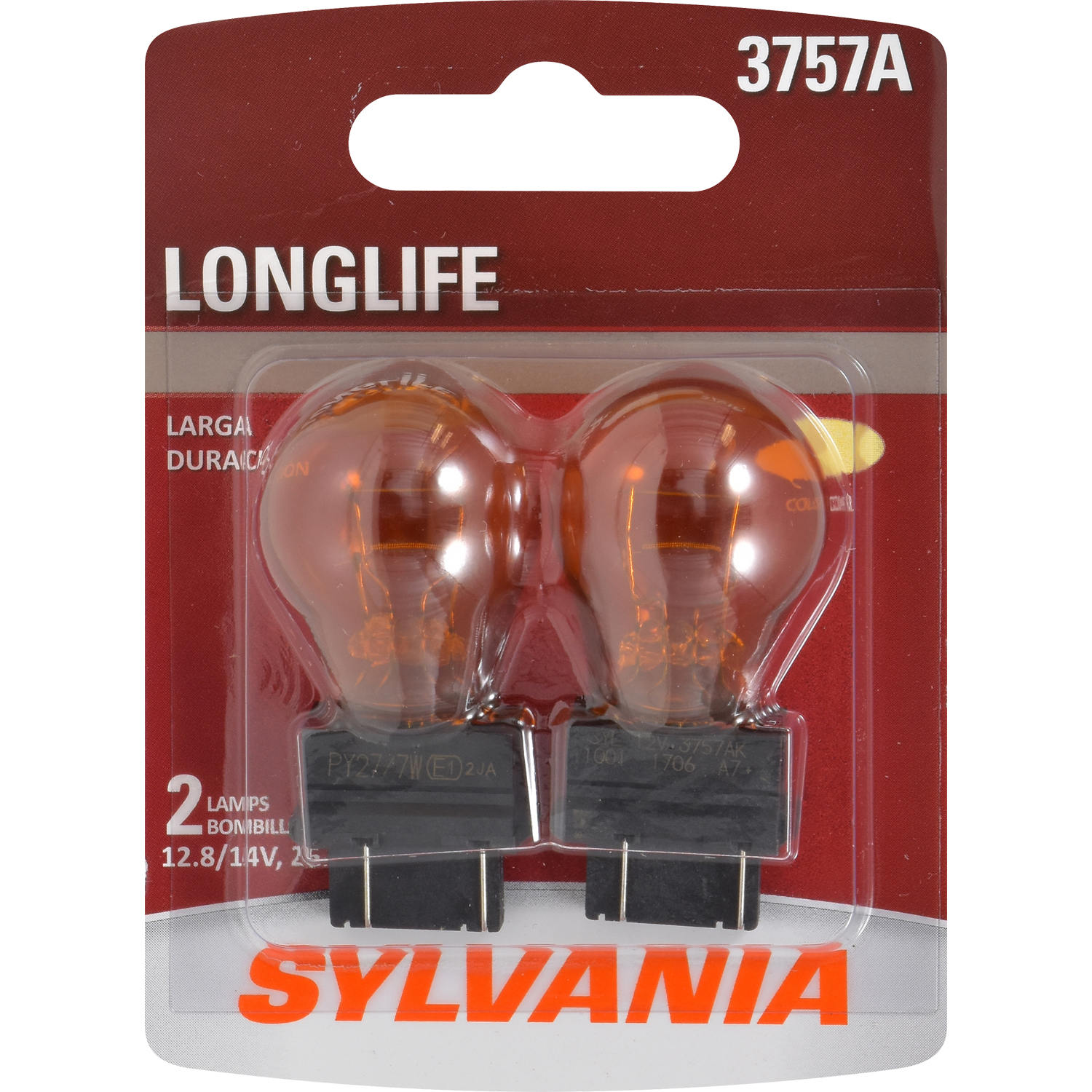 slide 1 of 1, Sylvania Long Life Mini Incandescent 3757A/36333, 1 ct