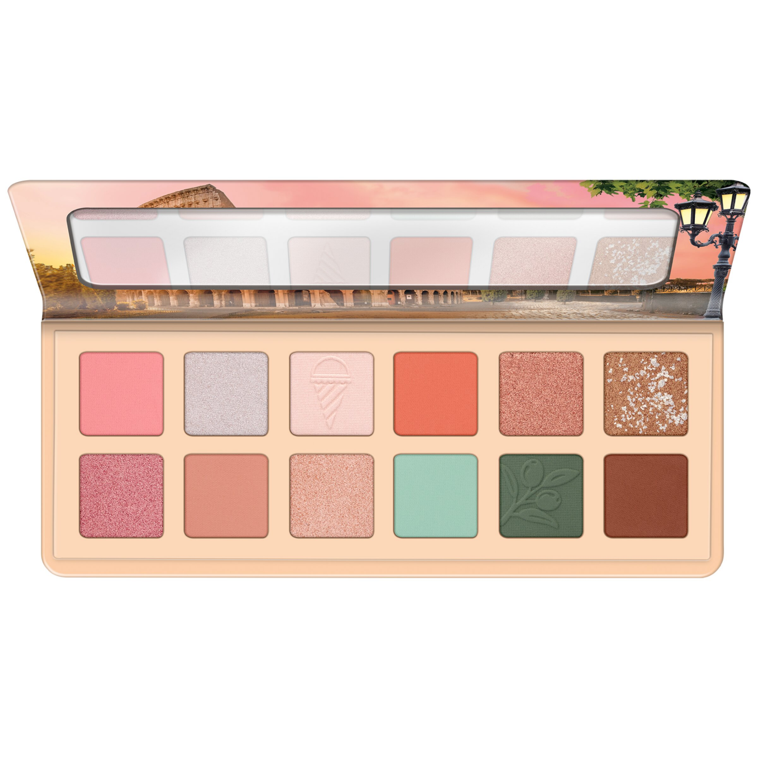 slide 1 of 7, essence Benvenuti A Roma Eyeshadow Palette, 0.45 oz