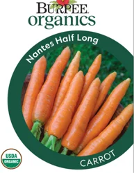 Burpee Organic Carrot Nantes Half Long