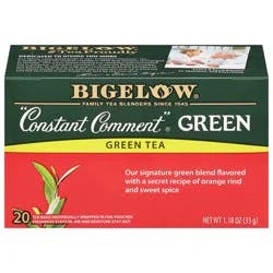 Bigelow Constant Comment Green 20 Tea Bags, 20 individually wrapped tea bags
