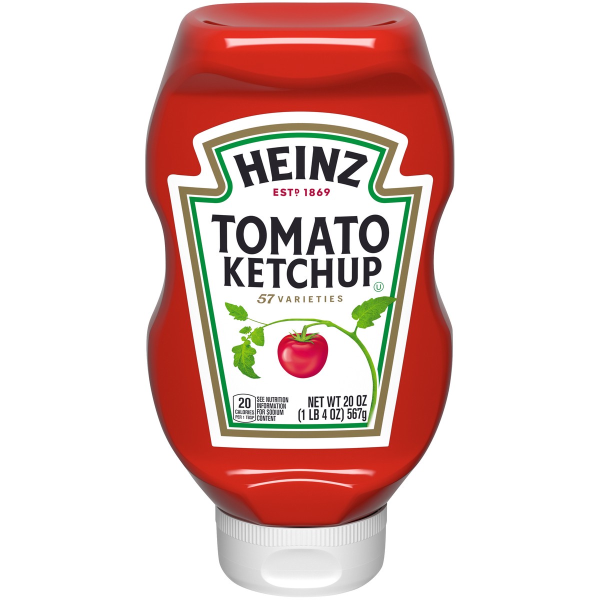 slide 2 of 15, Heinz Tomato Ketchup, 20 oz Bottle, 20 oz