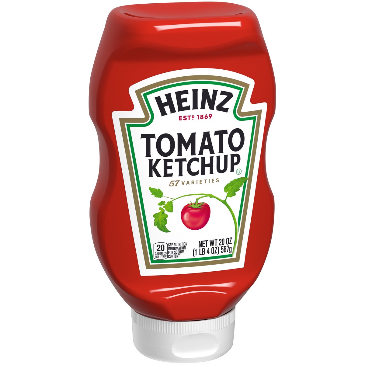 slide 5 of 15, Heinz Tomato Ketchup, 20 oz Bottle, 20 oz