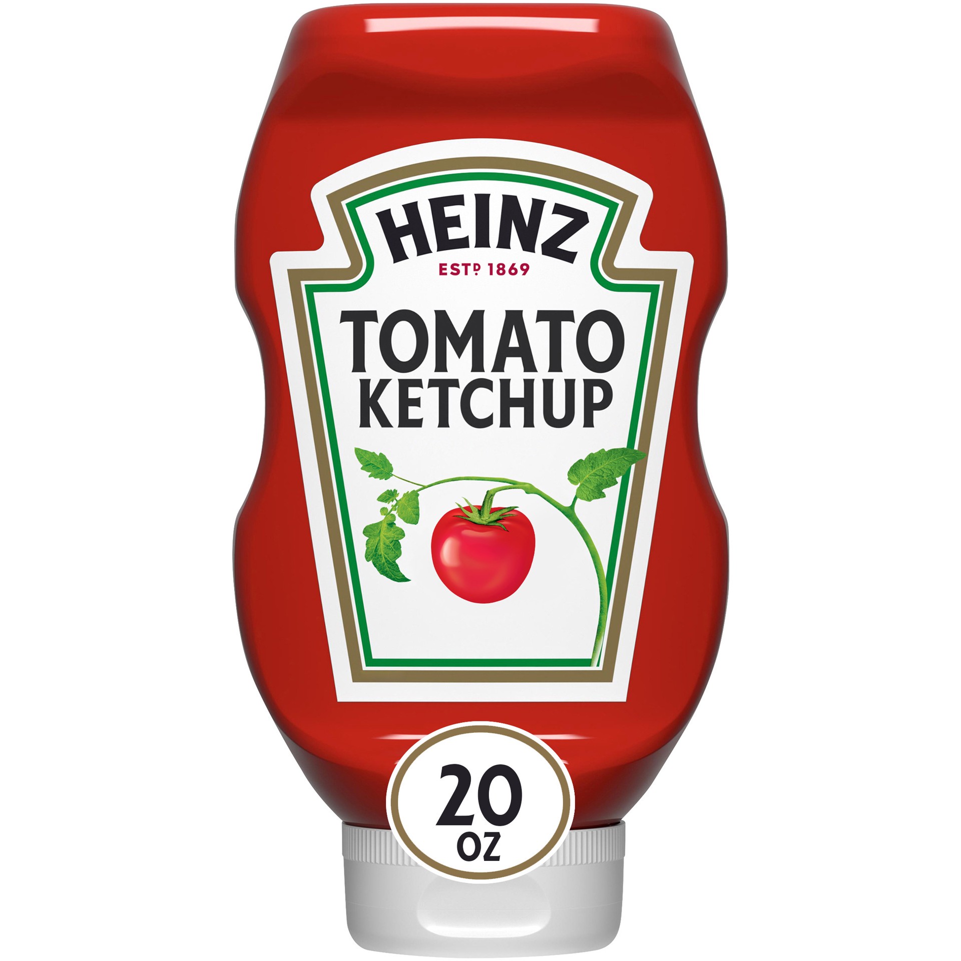 slide 1 of 1, Heinz Tomato Ketchup, 20 oz Bottle, 20 oz