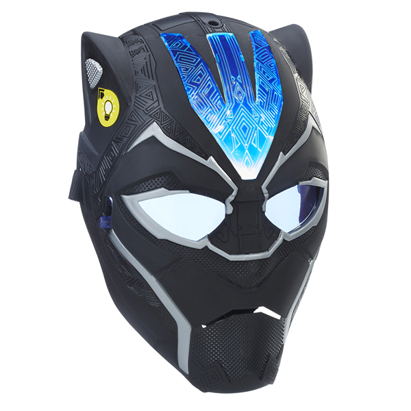 slide 1 of 6, Marvel Black Panther Vibranium Power FX Mask, 1 ct