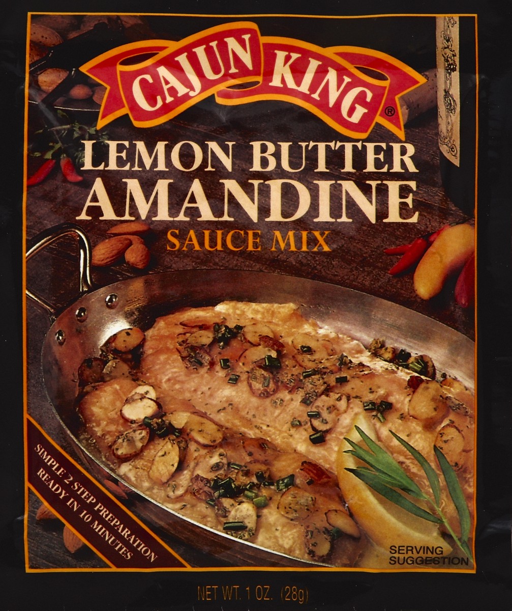 slide 2 of 2, Cajun King Lemon Butter Amandine Sauce Mix, 1 oz