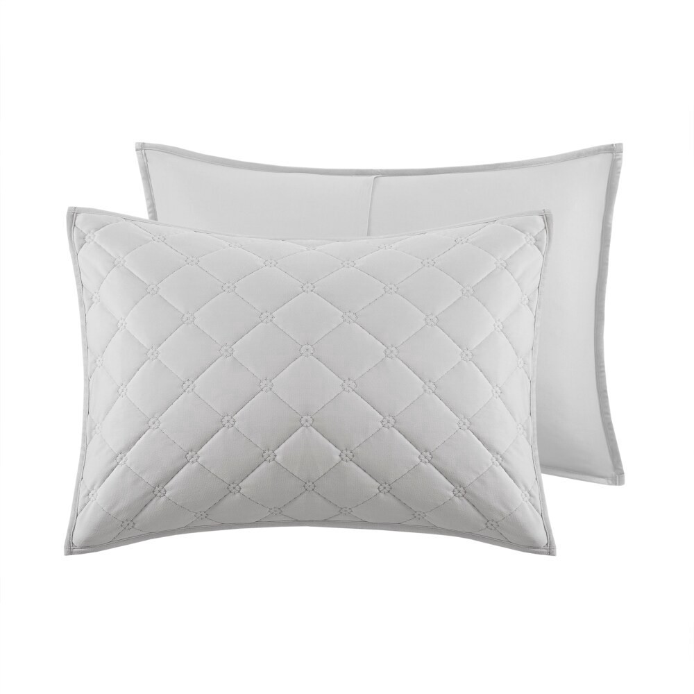 slide 2 of 3, Modavari Sham Standard - Grey, Queen